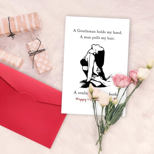 Valentines Day Card Gifts for Him Men, Happy Valentine's Day Gifts for Husband Boyfriend Fiance form Wife Girlfriend Fiancee, Mens Valentines Gifts Ideas, Vday Card