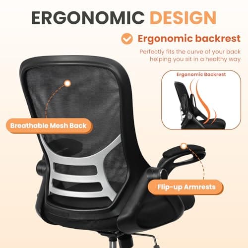 HYLONE Drafting Chair Adjustable, Tall Office Chair Lumbar Support Ergonomic Standing Desk Chair Heavy Duty Tall Drafting Stool for Artists with Footrest Home Office Drafting Stool