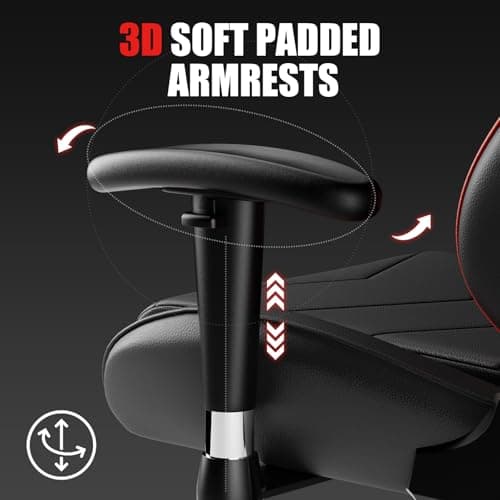 GTRACING Gaming Chair Racing Office Computer Ergonomic Video Game Chair Backrest and Seat Height Adjustable Swivel Recliner with Headrest and Lumbar Pillow Esports Chair (White)