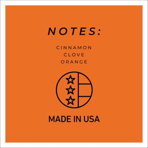 A Cheerful Giver — Orange Cinnamon Clove - 34oz Papa Scented Candle Jar with Lid - Keepers of the Light - 155 Hours of Burn Time, Gift for Women, Orange B005S4LKNO