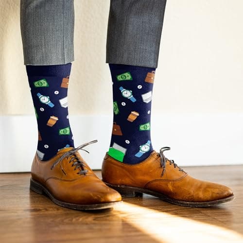 Funny Job Socks for Boss & Manager, Nerds, Programmers, Quilters – Christmas Gifts, Stocking Stuffers for Men & Women