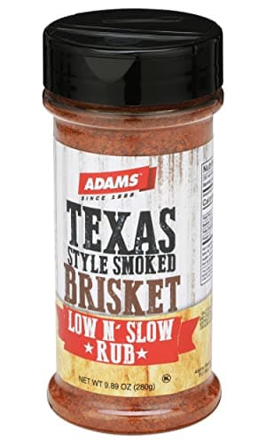 Adams Texas Style Smoked Brisket Low N’ Slow Rub, 9.89 Ounce Bottle (Pack of 3)