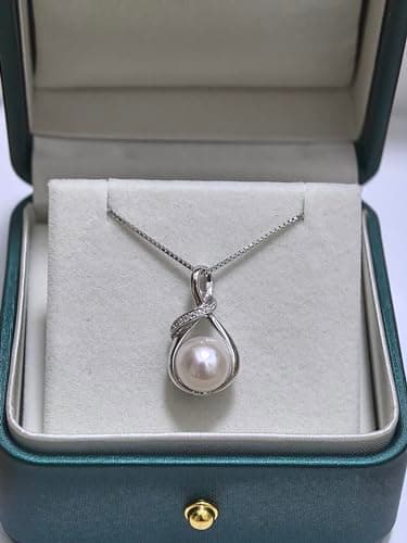 Pearl Necklace, Gifts for Women Wife, Mothers Day Gifts for Mom Wife Women Girlfriend Her on Valentines Day Gifts for Her Gifts Wedding Anniversary Christmas Day Gifts Birthday Day Gifts Jewelry