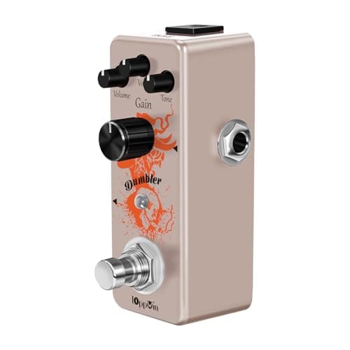 Compact Dumble-Style Overdrive Guitar Pedal - IOppWin Dumbler with Voice Dial for Crisp Bite, True Bypass, Metal Shell for Beginners - Vintage Amp Simulator with Warm Sustain