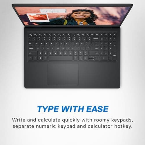 Dell Inspiron 3530 Laptop - 15.6-inch FHD (1920x1080) Display, Intel Core i3-1305U Processor, 8GB DDR4 RAM, 512GB SSD, Intel UHD Graphics, Windows 11 Home, Onsite Service - Carbon Black