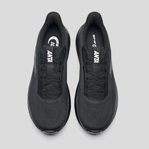 ANTA Men’s Running Shoes, Lightweight Cushioned Breathable Sneakers, Comfortable Trainers with Slip Resistant Outsole for Jogging, Walking and Daily Workout