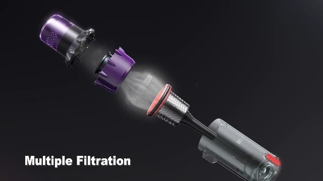 SMOTURE Cordless Vacuum Cleaner, 600W 50KPA 65Mins Vacuum Cleaners for Home, Cordless Stick Vacuum with LED Touch Screen, Anti-Tangle Wireless Vacuum, Handheld Vacuum for Pet Hair/Carpet/Floor