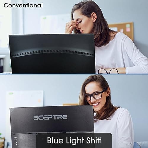 Sceptre New 24.5-inch Gaming Monitor 240+Hz 1ms DisplayPort x2 HDMI x2 100% sRGB AMD FreeSync Premium Build-in Speakers, Machine Black 2025 (E255B-FWD240 Series)