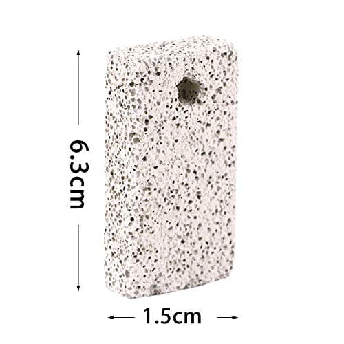 20 Pcs Small Animal Pet Lava Bites Chews Toy Teeth Grinding Block Mineral Calcium Stone for Hamsters Parrot Chinchillas Rabbits Guinea Pigs Gerbils