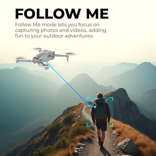 Contixo F23 GPS Drone With Camera, 46 Min Flight Time, 4.5" Screen Remote, Follow Me, Waypoints, 5GHz FPV Transmission, Return to Home, Hand Gestures, Orbit Mode Foldable Drones For Teens & Adults