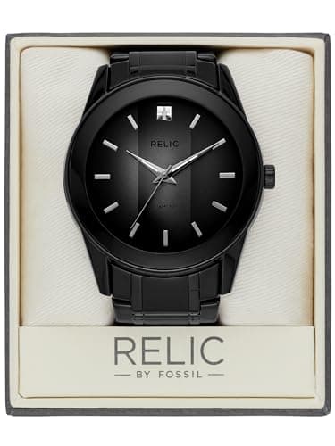 RELIC by Fossil Men's Rylan Stainless Steel and Diamond Accent Watch