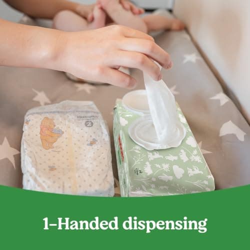 Huggies Natural Care Sensitive Baby Wipes, Unscented, Hypoallergenic, 99% Purified Water, 12 Flip-Top Packs (768 Wipes Total), Packaging May Vary B07SCL613T