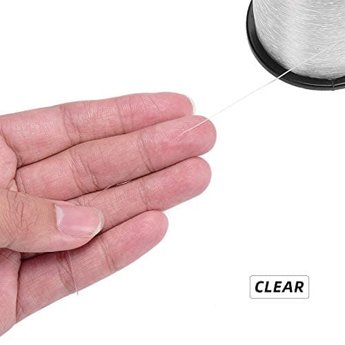SF Monofilament Fishing Line Premium Spool X-Strong Mono Nylon Material Leader Line for Saltwater Freshwater 8/10/12/15/20/25/30/40/50/60/80/100LB