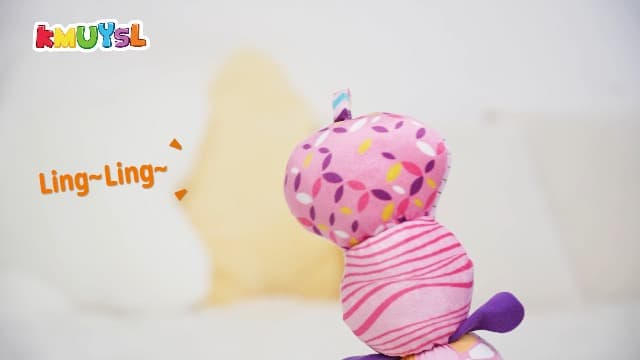 KMUYSL Baby Toys 0-6 6-12 Months, Sensory Music Animal Stuffed Toy for 0 1 2 3 4 5 6+ Months, Plush Toy with Crinkle and Rattles for Infant Newborn, Tummy Time Toys Gifts for 0-3-6-12 Month