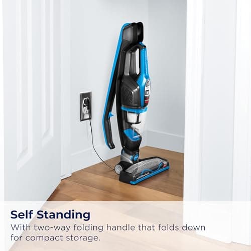 Bissell, 3061 Featherweight Cordless Stick Vacuum, Self-Standing, Electric Blue, Black