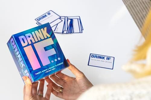 Drink IF… Adult Drinking Game for Parties | Funny Icebreaker & Conversation Starter Card Game for Friends and Groups | Great for Bachelor Party, Game Night and Pregames| Fun Gift for Adults