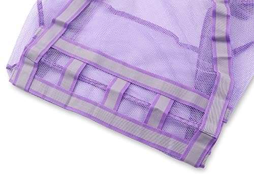 LEAFOREST Large Beach Bag with Zipper - Lightweight Mesh Bag for Swimming Pool Sand Toys