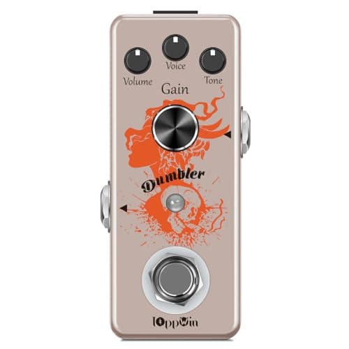 Compact Dumble-Style Overdrive Guitar Pedal - IOppWin Dumbler with Voice Dial for Crisp Bite, True Bypass, Metal Shell for Beginners - Vintage Amp Simulator with Warm Sustain