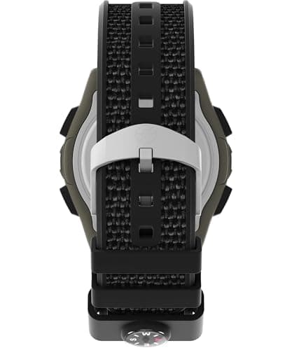 Timex Men's Expedition 41mm Watch - Black Strap Digital Dial Green Case
