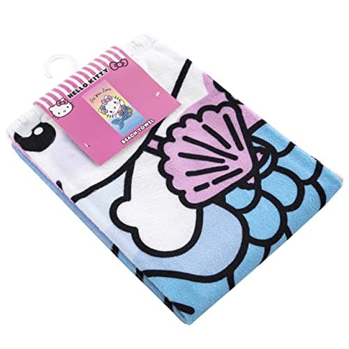 Northwest Hello Kitty Beach Towel, 30" x 60", Sea You Soon B09LQ7M3YV