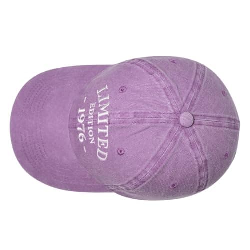 50th Birthday Gifts for Him Her, 50 Year Old Gifts Ideas, Adjustable Washed Cotton Embroidered Baseball Cap B0FJRQ6JCK