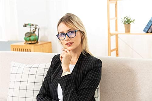 K KENZHOU Blue Light Glasses for Woman Men Bluelight Blocking Glasses for Computer Gaming Phones,Anti Eye Strain & UV Glare