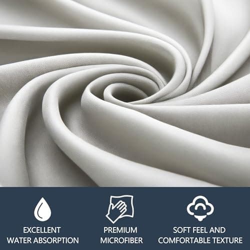 30 Pack Microfiber Cleaning Cloths for Glasses, Lens, Screens – Premium Eyeglass Cloth, 7"x6" Glass Cleaning Wipes, Black & Gray – for Camera, Phone, Laptop, TV & More Washable Reusable