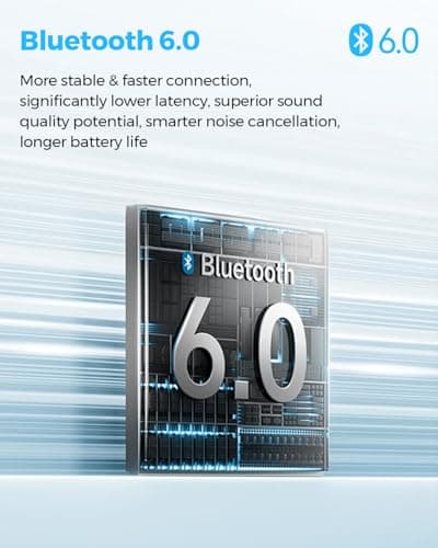 SOUNDPEATS C30 Hybrid ANC Earbuds with LDAC Hi-Res Audio, 52H Playtime -52dB Adaptive Noise Cancelling Wireless Earbuds, 6-Mic Clear Call, 12mm Driver, Bluetooth 6.0, Multi-Point, IP54 for Work/Travel