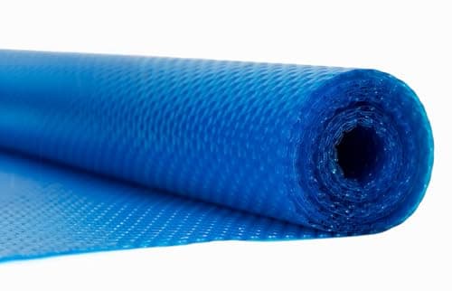 SunHeater Pool Solar Blanket - Heavy Duty Rectangular Thermal Cover with Bubbles - Heat Transfer Solar Pool Heater for In-Ground Swimming Pools - Durable 12 Mil Thick Polyethylene - 16' x 32' Feet