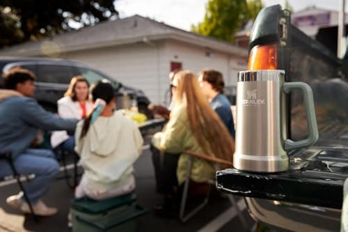 Stanley Stay-Chill Beer Stein 24 oz | Heavy Duty Big Grip Handle | Beer Tumbler Drink Cup, Holds 2 Cans | Insulated Stainless Steel Party Mug | BPA-Free