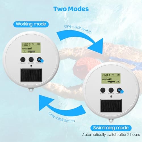 WiFi Pool Alarm, Zuomeng Solar Wave Pool Alarm with Optimal Sensitivity, Remote Control by App, Dual Alarming via Device & App, Offering Extra Protection for Your Child and Pet