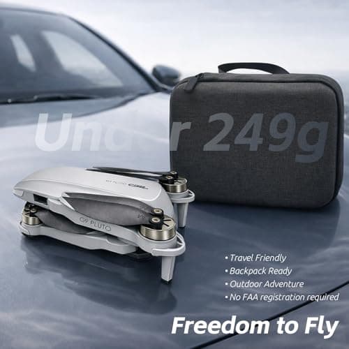 GPS Drone with EIS 4K Camera, RC Drones with 4.5 inch HD Screen on Controller, Auto Return, 3 Batteries for 90 min Flight Time, 3280 FT Long Control Range Transmission, Circle Fly and Follow Me Mode, Foldable Quadcopter for Beginner, Under 249g