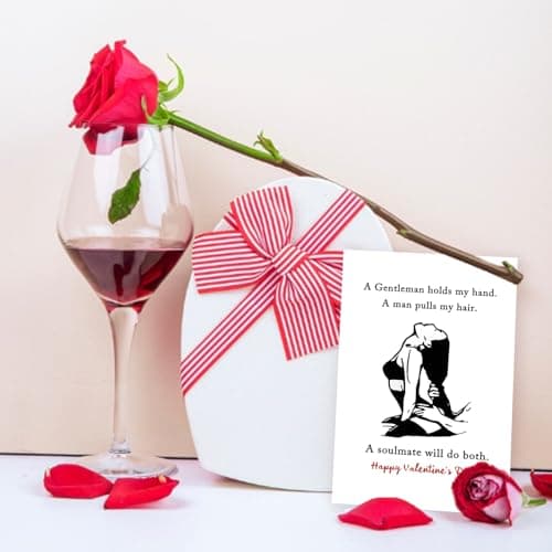 Valentines Day Card Gifts for Him Men, Happy Valentine's Day Gifts for Husband Boyfriend Fiance form Wife Girlfriend Fiancee, Mens Valentines Gifts Ideas, Vday Card
