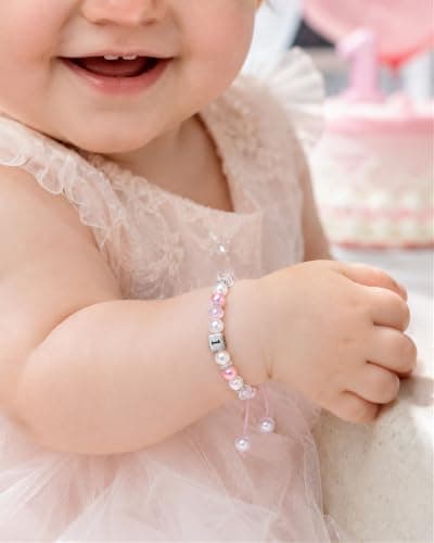 Adjustable 4-9 in Bracelet with Number Charm, Happy Birthday Gifts for Daughter Granddaughter Niece Little Girls Birthday Gifts for Kids, 1 2 Year Old Girl Birthday Bracelet B0H8SMJMX5