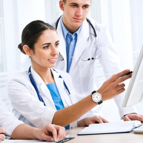 TWOPTION Nurse Watch for Women Waterproof Analog Silicone Watch with Second Hand Nursing Watch