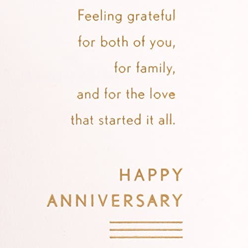 Hallmark Anniversary Greeting Card for Parents (Grateful For You Both)