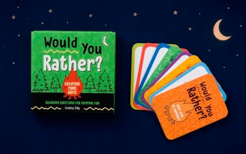 Would You Rather? Campfire Card Game: Hilarious Questions for Camping Fun and Outdoor Adventures B0G8XNNYVC