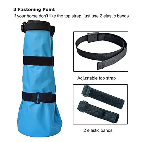 yeezo Hoof Soaking Boot Horse Soaker Hooves Treatment Bag with EVA Pad 1 Pair