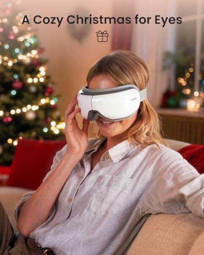 RENPHO Eyeris 1 Eye Massager with Heat, Birthday Gifts Eye Mask for Mom Dad Women Men Her Him, Smart Sleep Mask for Relax, Reduce Strain