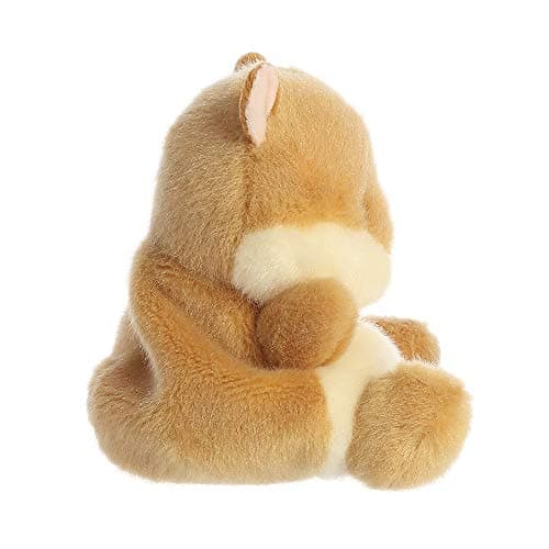 AURORA Palm Pals, Happy The Hamster Soft Toy, 33484, 5 inches, Beige
