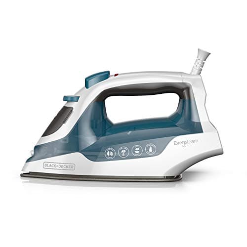 BLACK+DECKER Easy Steam Compact Iron, with Non Stick Soleplate