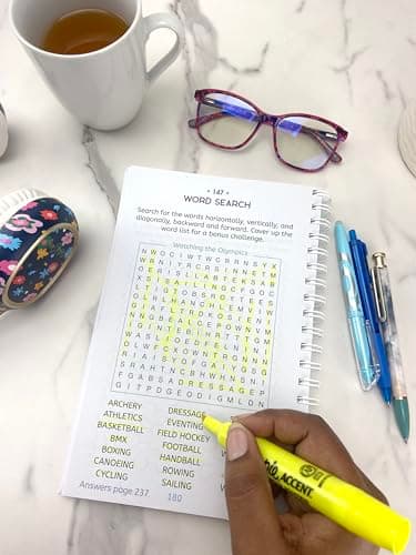 Large Print Memory Puzzles: 175+ Puzzles and Activities for Adults to Exercise Memory and Improve Focus - Includes Spiral Bound / Lay Flat Design and ... Font for Easy Reading (Brain Busters) 1646385039