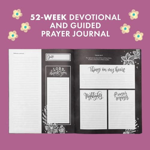 Prayer Journal for Teen Girls: 52-week Scripture, Devotional, & Guided Prayer Journal