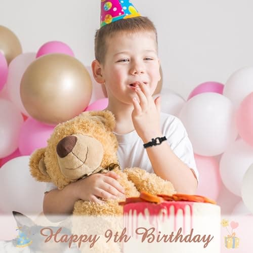 Adjustable Triple Protection Bracelet with Inspirational Card and Gift Box, Birthday Gifts for Him Boys Men Boyfriend Sereney 9-60 Year Old Boy Birthday Gifts, Bracelet for Brother Men and Son B0CD7PTWG4