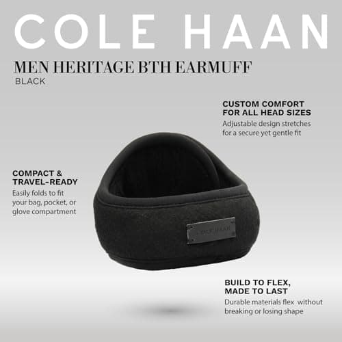 Cole Haan mens Heritage Behind-the-head Earmuff