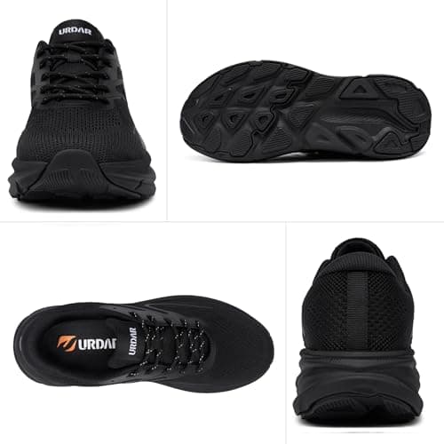 URDAR Running Shoes for Men Lightweight Casual Walking Shoes Comfortable Breathable Tennis Sneaker Cushioning Trainers