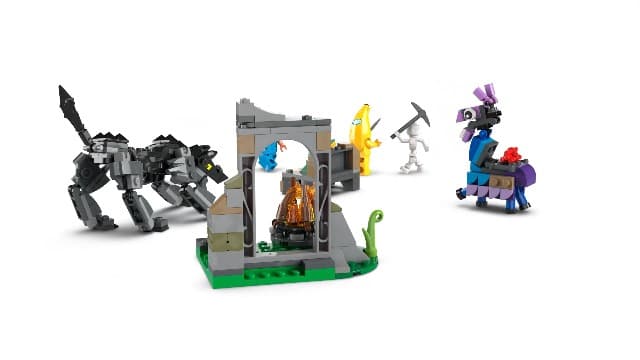 LEGO Fortnite Peely & Sparkplug’s Camp Kids Toy - Pretend Play and Video Game Building Set for Girls & Boys, Ages 7+ - Fortnite Toy Figures Peely, Sparkplug, & More - Gift Idea for Birthdays - 77075 B0DRW647G6
