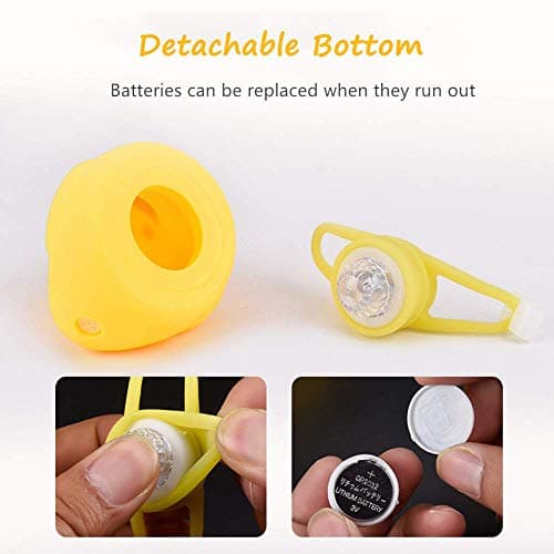 NEKRASH Duck Bike Bell, Rubber Duck Bicycle Accessories with LED Light, Cute Propeller Handlebar Bicycle Horns for Kids Toddler Children Adults Sport Outdoor B07T2HJK9K
