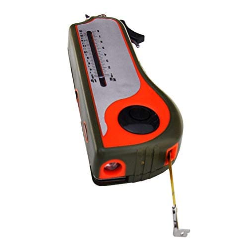 Fisherman Gift Tool Fishing Multitool - Hook Remover, Scale Scraper, Tape Measure, Bait Cutter, Flashlight, Knife, Scissors, Weight Scale, Bottle Opener, Gift Idea for Men Women Kids