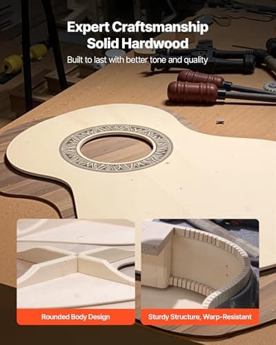 VEVOR Acoustic Guitar, Classical Guitar Starter Kit for Beginners, with Nylon Strings, Basswood Guitar, for Kids Adults Girls Boys Students